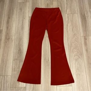 Red Altar’d State flare pant - medium